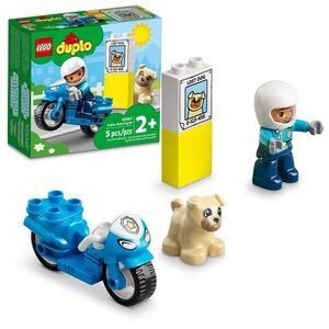 LEGO DUPLO Rescue Police Motorcycle Toy